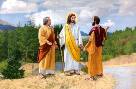 On the road to Emmaus - gospel, christ, jesus, bible