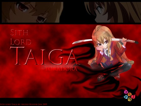 Aisaka taiga - anime, toradora, aisaka, taiga, darkness