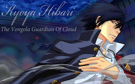 Hibari Kyoya - hitman, badass, guardian, evil, reborn, hibari, cloud, dark, anime