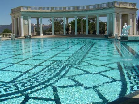 Hearst Castle in-San Simeon California - pools, castles, photography, monuments, architecture