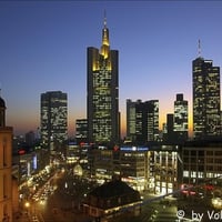 Frankfurt City At Night