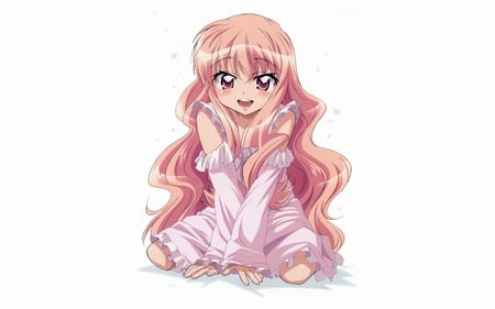 Cute Blush - anime, pink, louise, zero no tsukaima