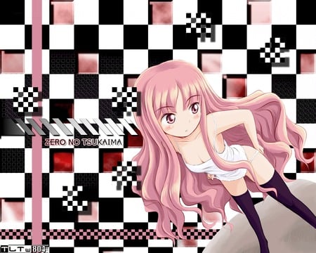 Pink Louise - anime, louise, zero no tsukaima, pink