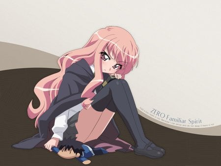 Zero Familiar Spirit - anime, pink, louise, zero no tsukaima