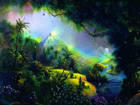 Fantasy 7 jpg - nature, greens, colors, trees