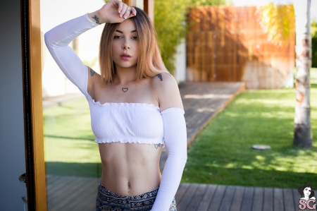 Unknown Model - babe, lady, woman, model, blonde, suicide girls