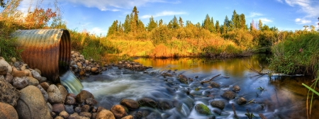 River - full hd, lake, landscape, photography, water, rocks, hd, nature, river