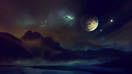 ♥ - moon, fantasy, planet, luna