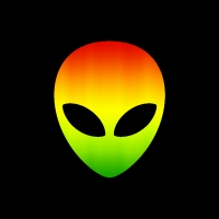 alien face rasta