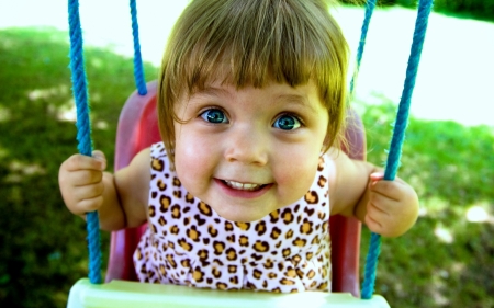 :) - face, girl, swing, copil, child, cute