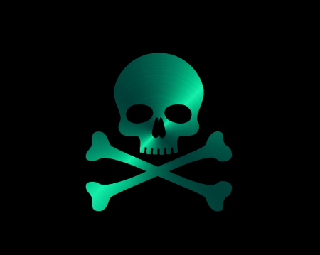 teal skull - labrano, skull, gizzzi, teal, black