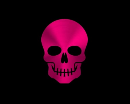 fuchsia skull - skull, labrano, gizzzi, pink, fuchsia, black