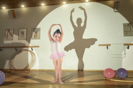 Think big start small - dancer, girl, john wilhelm, child, copil, ballerina, cute, little