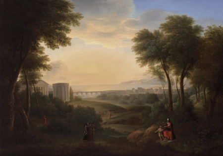 â™¥ - painting, landscape, claude lorrain, pictura, tree