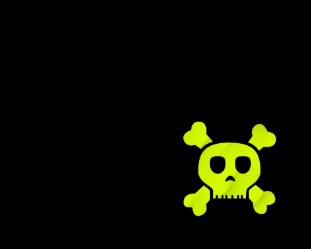 yellow skull - labrano, black, yellow, gizzzi, skull