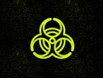 biohazard night sky yellow