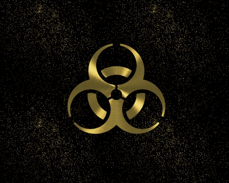 biohazard gold night sky - labrano, night sky, gizzzi, biohazard, golden, gold