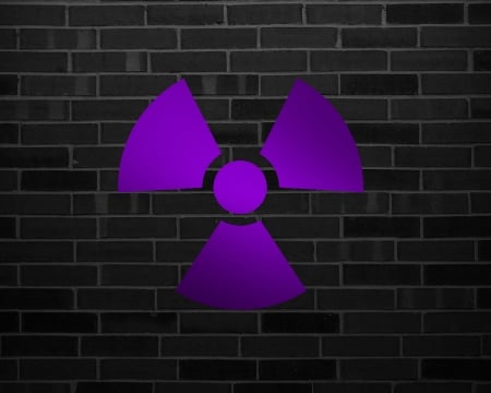 nuclear - labrano, brick, purple, gizzzi, nuclear, wall, radioactive