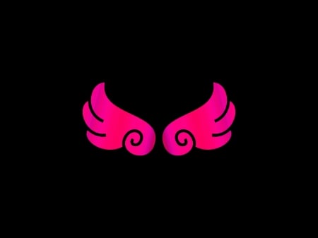 pink wings - labrano, gizzzi, pink, wings, black