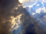 Sunbeams trough Clouds