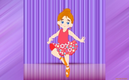 Little Dancer - dancer, girl, stage, little