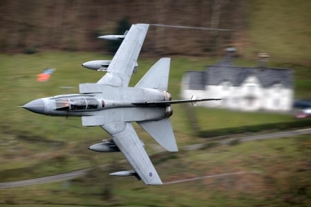 RAF Toronado GR4 over Wales