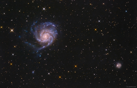 The View Toward M101 - fun, stars, cool, galaxies, space