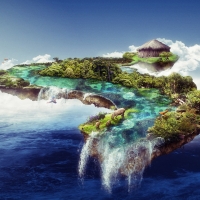 Floating island