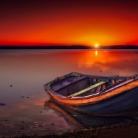 Boat at Sunset