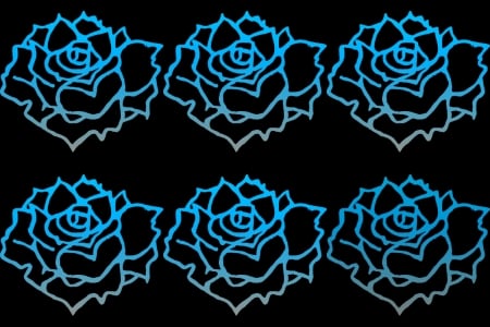 blue roses - roses, gizzzi, blue, rose, labrano