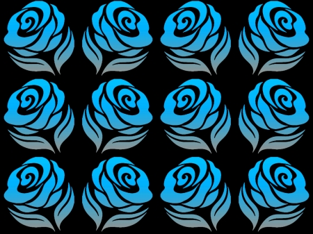 blue roses - labrano, gizzzi, roses, blue, rose