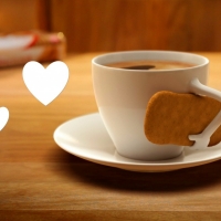 Cup Love Coffee Biscuits