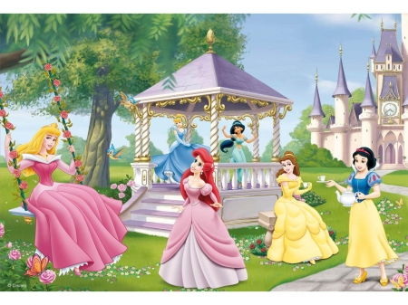 Disney princesses - princess, girl, park, disney, summer, fantasy