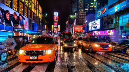 new york - taxi, new york, car, city, ford