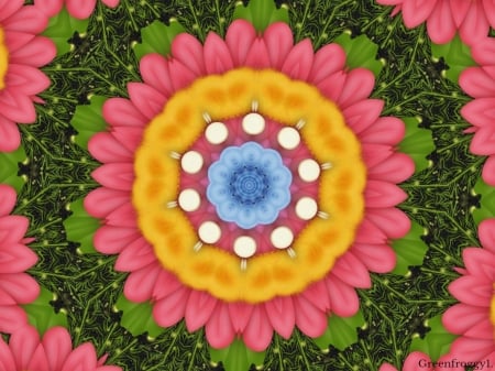 FLOWER PATCH - fractal, image, art, abstract