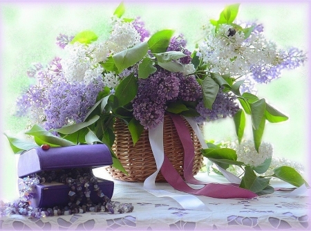 ♥ - flowers, vase, still life, soft