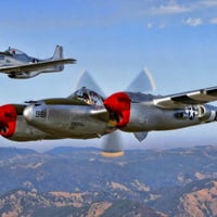 A Cool Pair  P 38 P 51