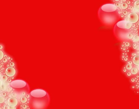 RedBallsAndBubbles. jpg - bubbles, red, balls