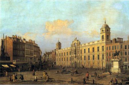 canaletto - square, art, architecture, painting