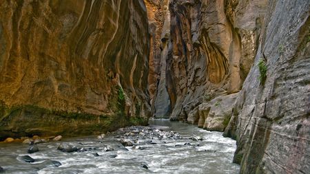 canyon falls  - waterfalls, mountain