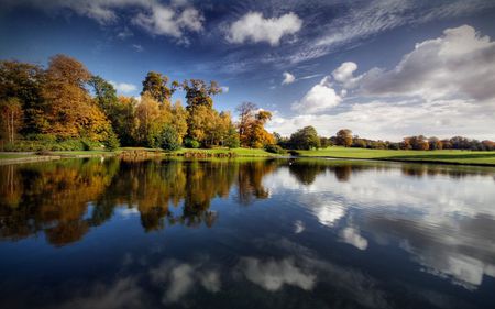 castle ground  - lake, landscape, mountain