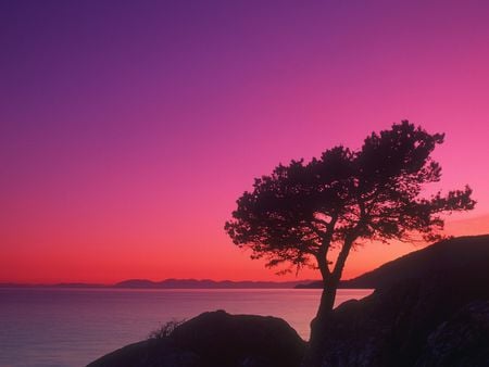 sunset beach - sky, sunset, landscape