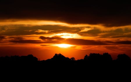 Sunset Photography - sky, landscape, sun, sunset, nature, skies, orange, land, sunrise