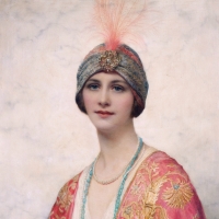 A beauty in eastern costume