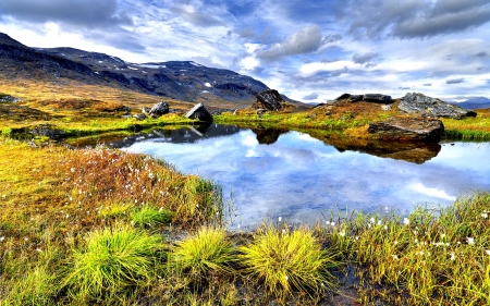 AUTUMN from KARKEVAGGE-LAPLAND - seasons, mountains, nature, autumn