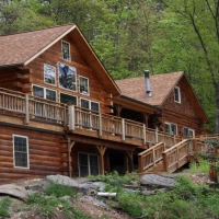 Beautiful Log House