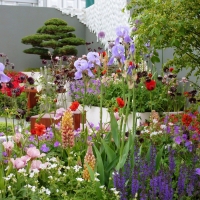 An exhibit at Chelsea Flower Show