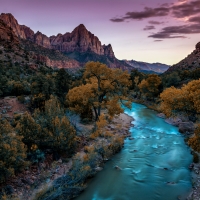 Sunset at Zion National Park