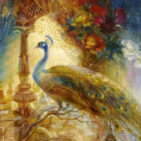 peacock  in art