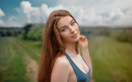 Unknown Model - babe, redhead, gorgeous, woman, beautiful, model